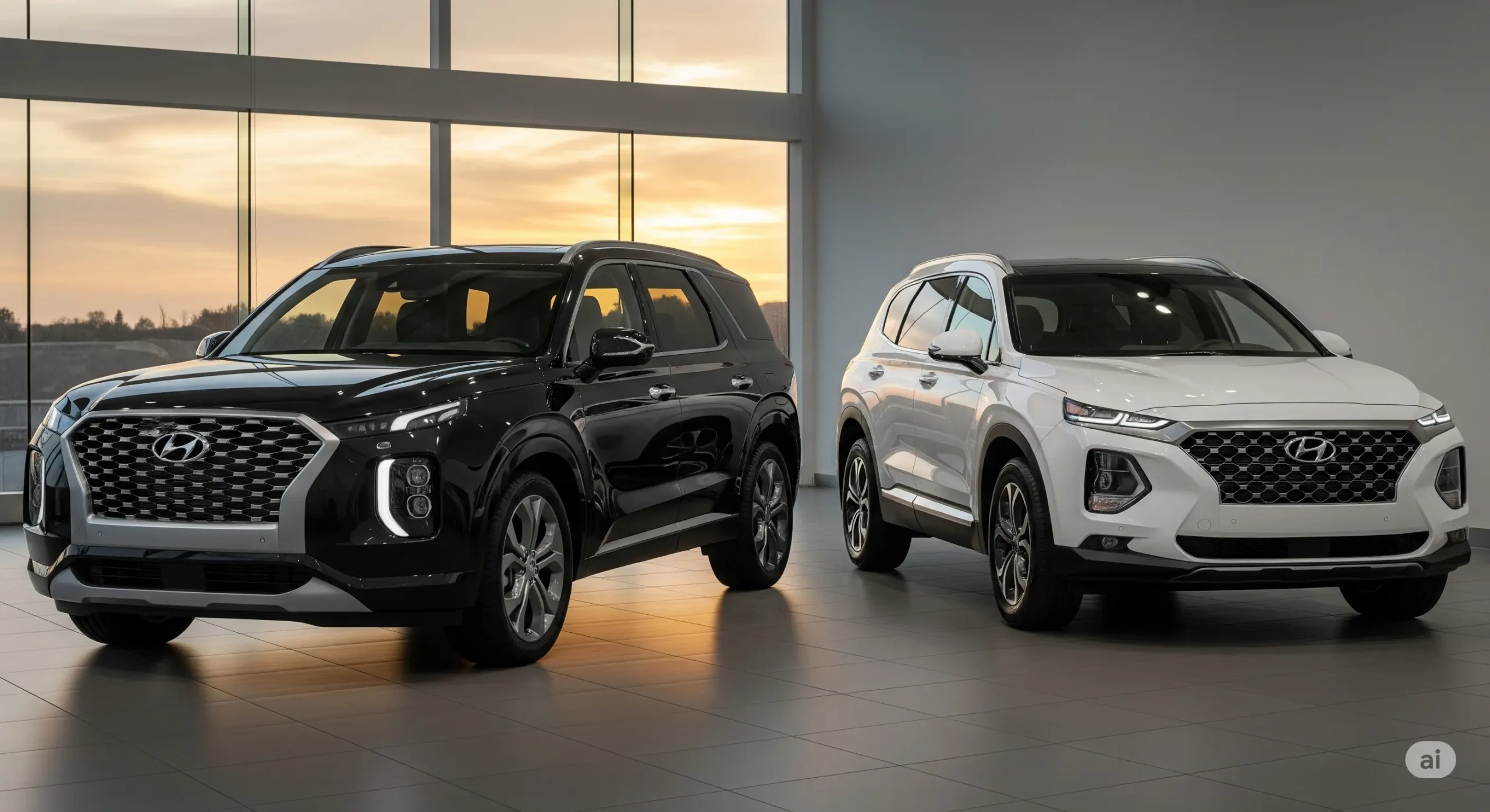Hyundai Palisade vs Hyundai Santa Fe