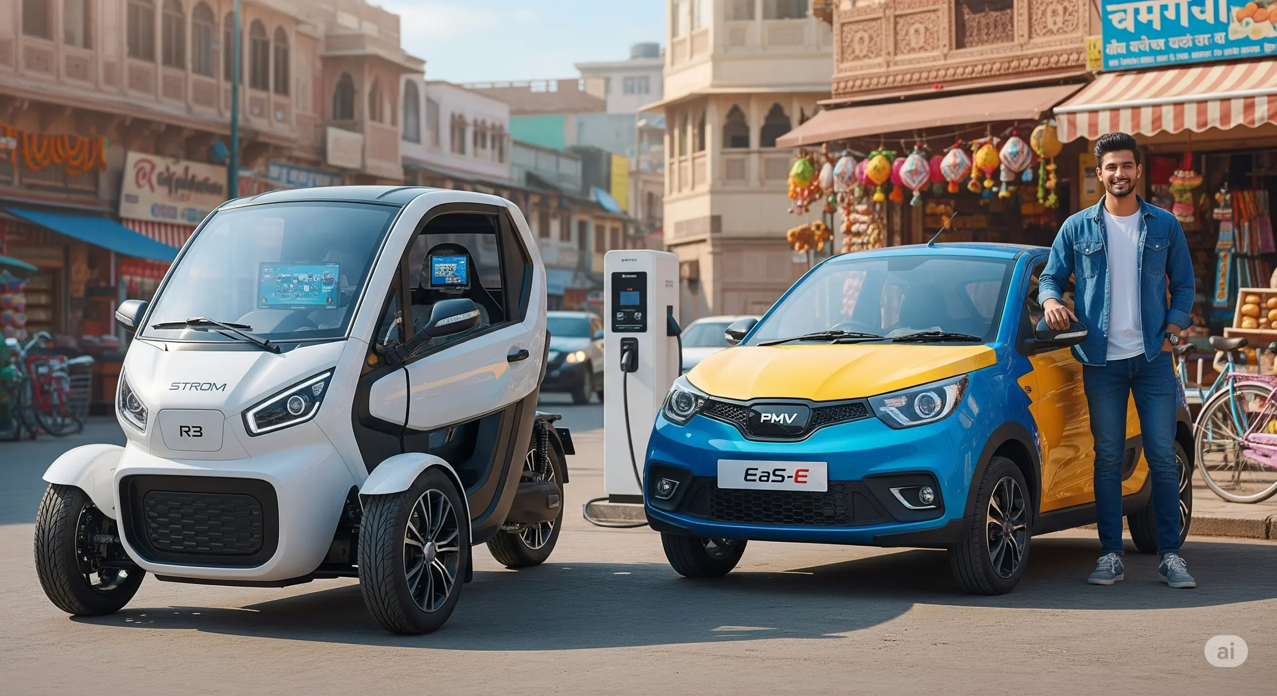 Strom Motors R3 और PMV EaS-E